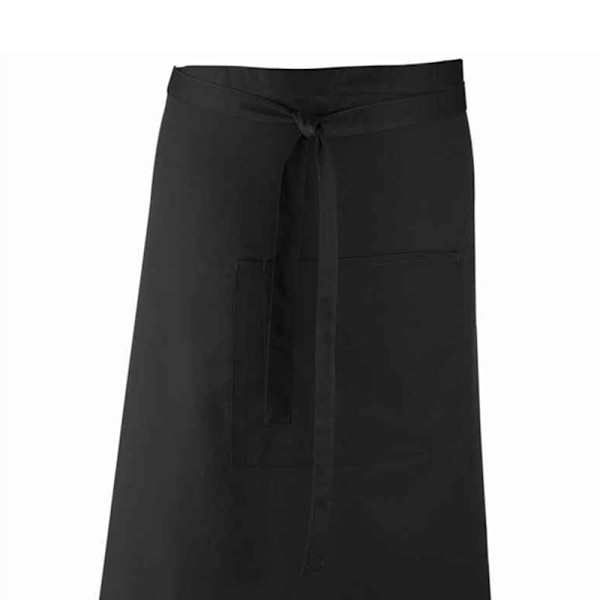 Premier Colours Bar Apron One Size Black Black One Size