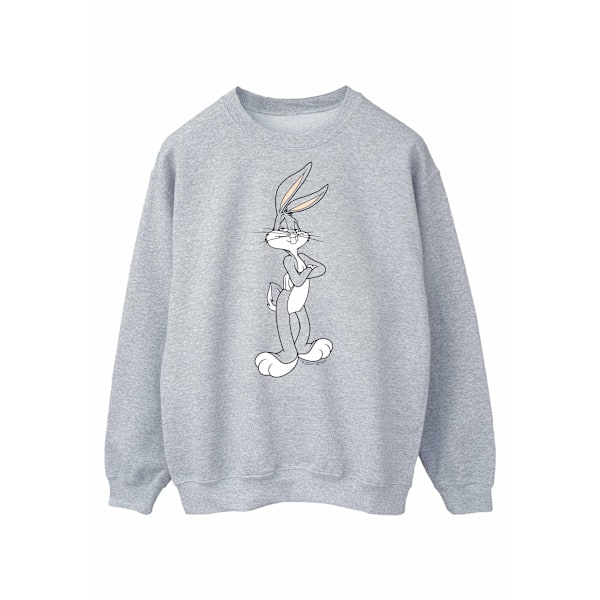 Looney Tunes Herr Bugs Bunny Korsa Armar Sweatshirt L Sports G Sports Grey L