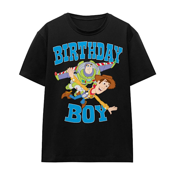 Toy Story Unisex Vuxen Födelsedagspojke Woody & Buzz Lightyear T-shirt Black M