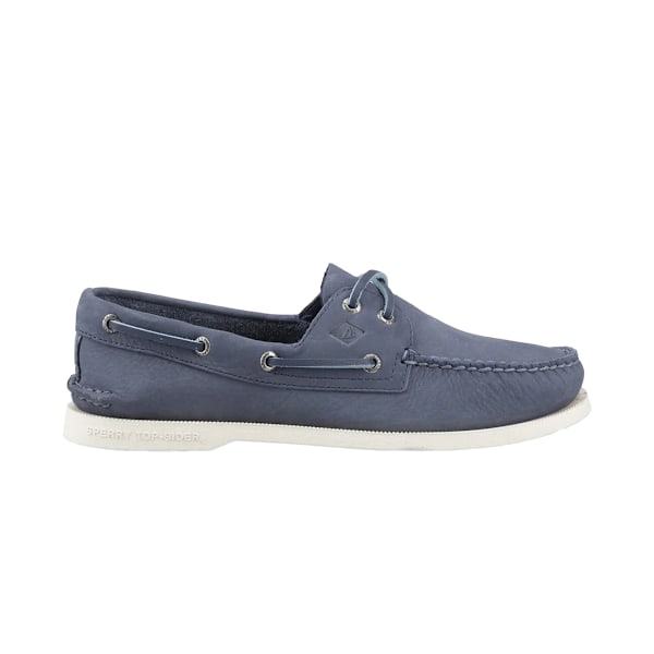 Sperry Herr Äkta Läder Båtskor med 2 Öljetter 11 UK Mörkblå Dark Blue 11 UK