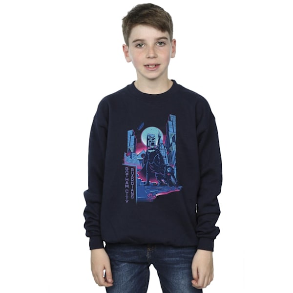 DC Comics Boys Batman Gotham Guardians Sweatshirt 12-13 år N Navy Blue 12-13 Years