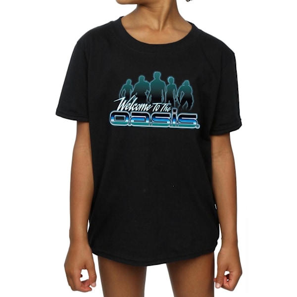 Ready Player One Girls Welcome To The Oasis Bomull T-shirt 7-8 Black 7-8 Years