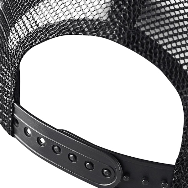 Beechfield Herr Halv Mesh Trucker Cap / Huvudbonad (2-pack) På Black/White One Size