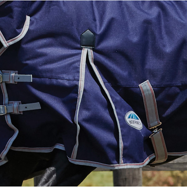 Weatherbeeta Comfitec Lite Plus Essential Combo Neck Turnout Ru Navy/Silver/Red 5 ft