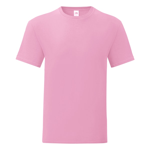 Fruit Of The Loom Iconic T-shirt 3XL Powder Rose för män Powder Rose 3XL