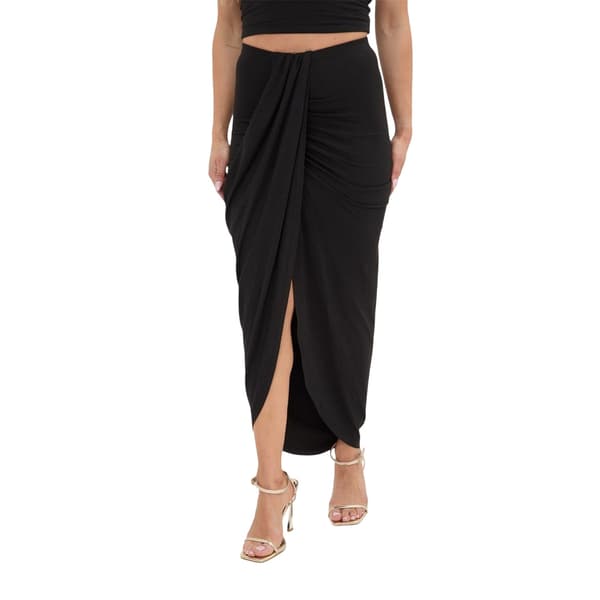 I Saw It First Dam/Dam Twisted Knot Front Maxikjol 10 U Black 10 UK