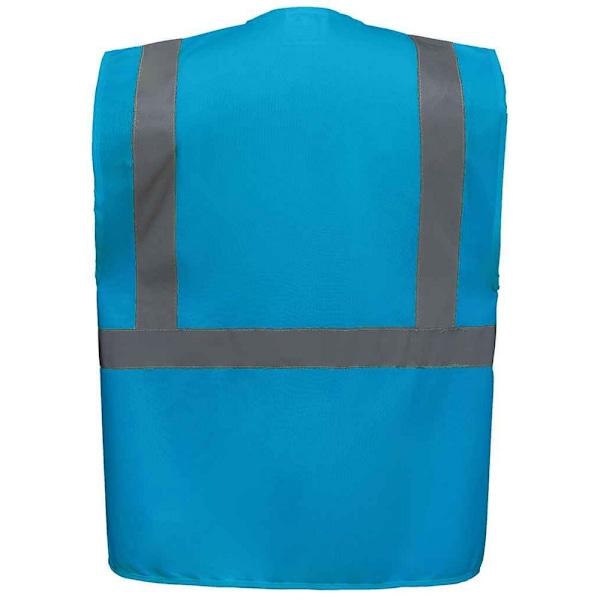 Yoko Unisex Adult Executive Hi-Vis Waistcoat M Safirblå Sapphire Blue M