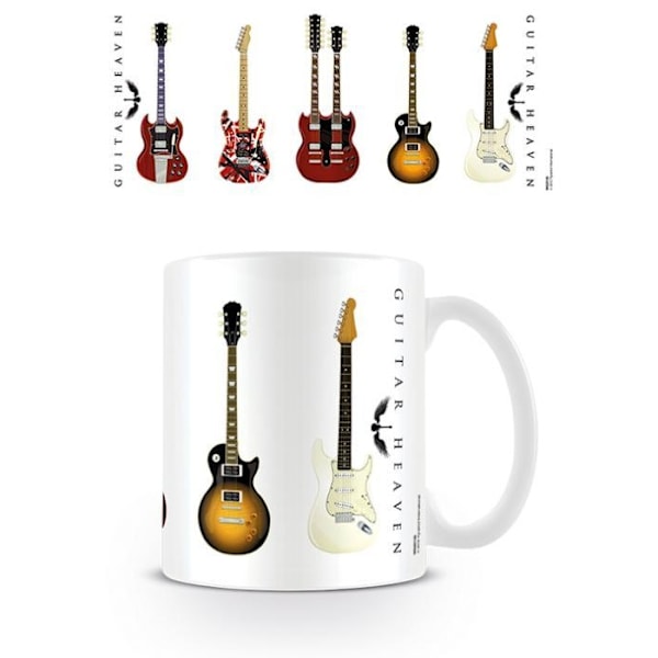 Guitar Heaven Klassisk Mugg En Storlek Flerfärgad Multicoloured One Size