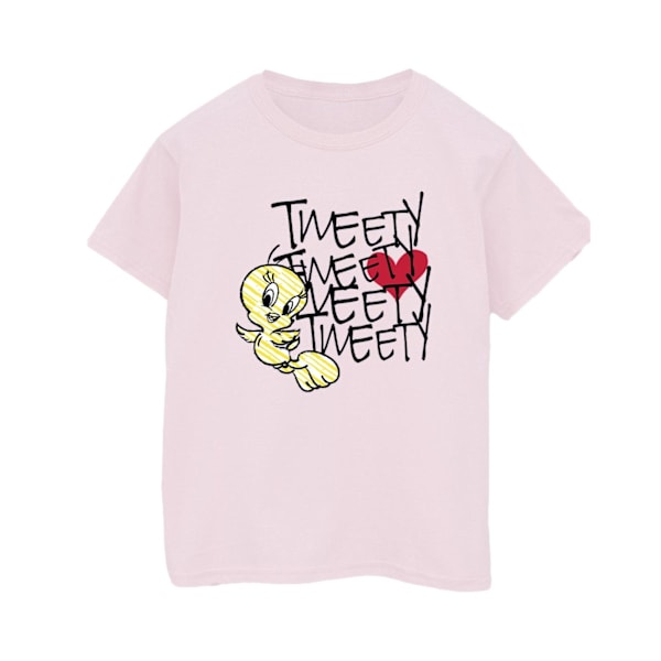 Looney Tunes Tweety Love Heart T-shirt XXL Babyrosa Baby Pink XXL