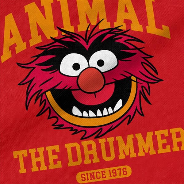 The Muppets Trummis Animal Tygväska One Size Röd Red One Size
