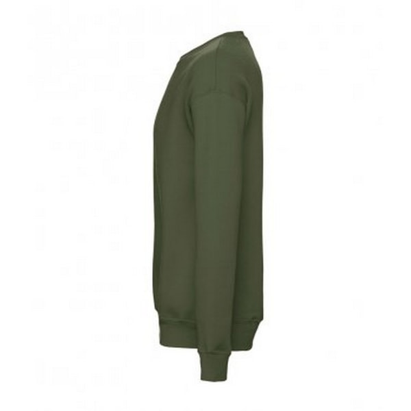 Bella + Canvas Vuxna Unisex Drop Shoulder Sweatshirt L Militar Military Green L