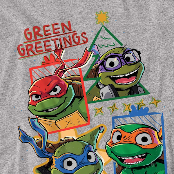 Teenage Mutant Ninja Turtles: Mutant Mayhem Unisex Vuxen Grön Sport Heather S