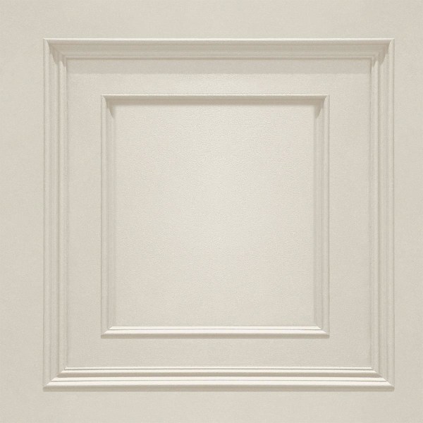 Belgravia Amara Träpanel Vinyl Texturerad Tapet 10m x 53cm Cream 10m x 53cm