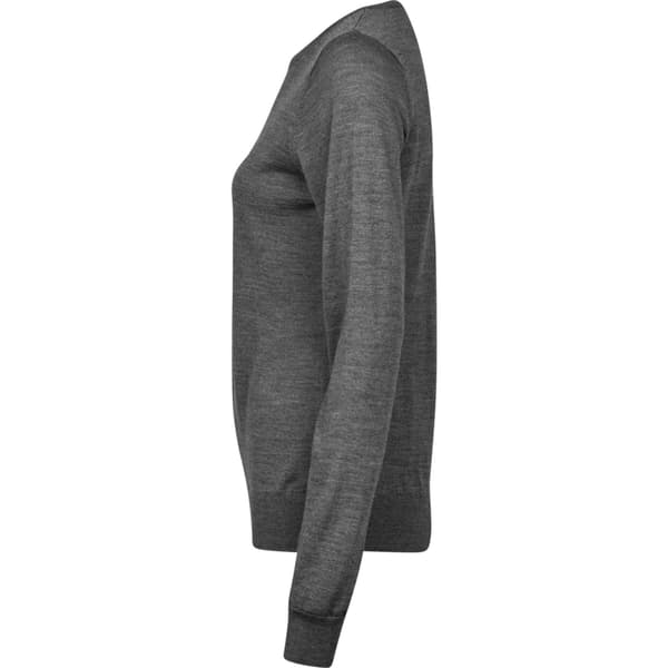 Tee Jays Dam/Dam Crew Neck Sweatshirt M Grå Melange Grey Melange M