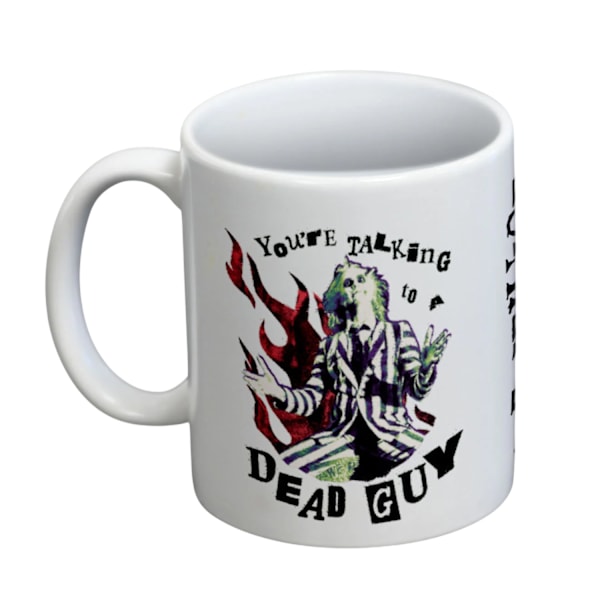 Beetlejuice You´re Talking To The Dead Guy Mugg One Size Vit White One Size