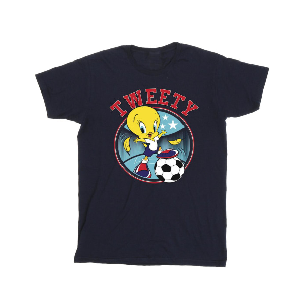 Looney Tunes Tweety fotbollströja med rund hals, marinblå, 4XL Navy Blue 4XL