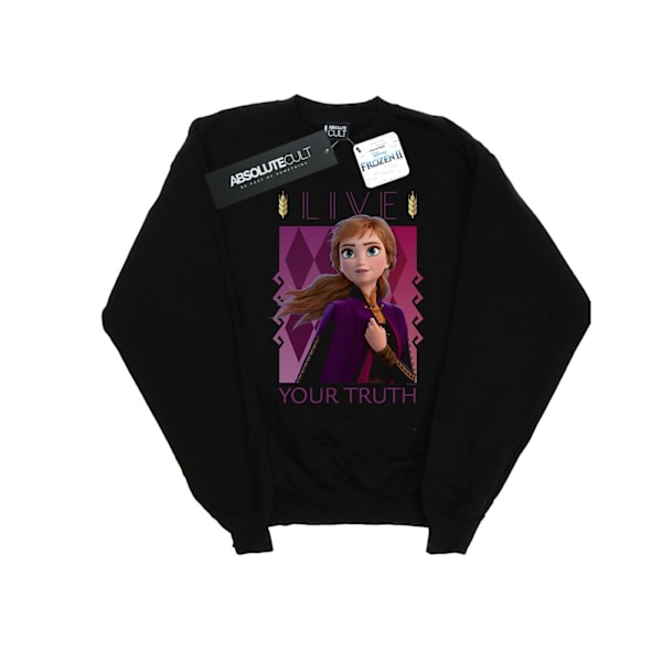 Disney Herr Frozen 2 Anna Live Your Truth Sweatshirt XXL Svart Black XXL