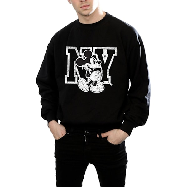 Disney Herr Mickey Mouse NY Kicking Sweatshirt XL Svart Black XL