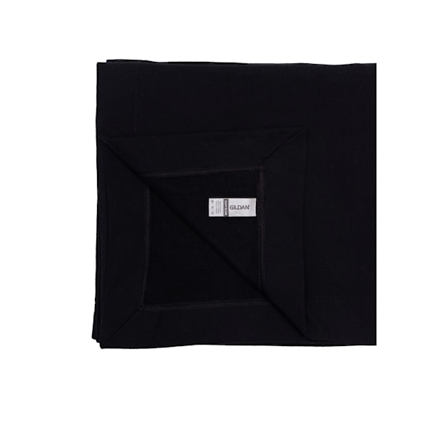 Gildan Heavy Blend Stadiumfilt En Storlek Svart Black One Size