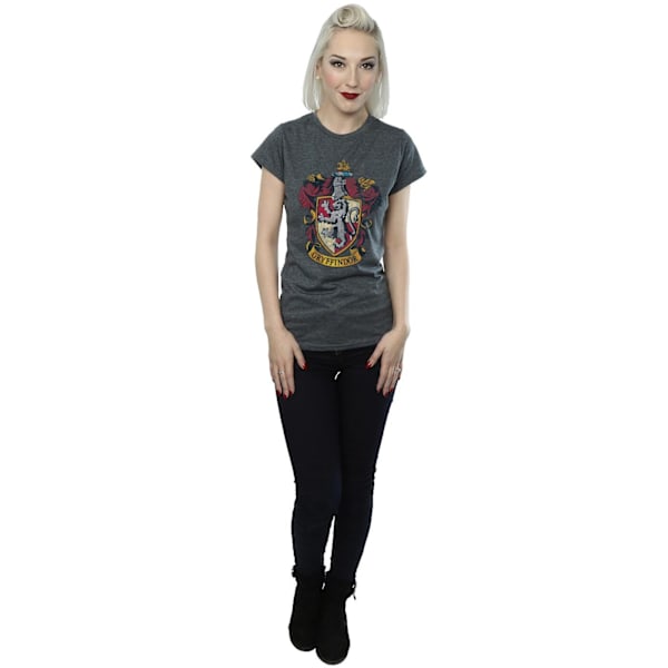 Harry Potter Dam/Kvinnor Gryffindor T-Shirt XXL Mörk Heather Dark Heather XXL