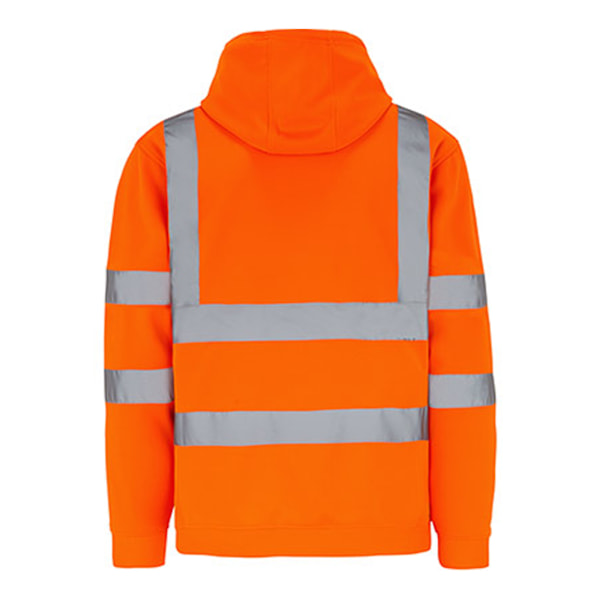 Yoko herr Hög synlighet Pull-Over Hoodie S Orange Orange S