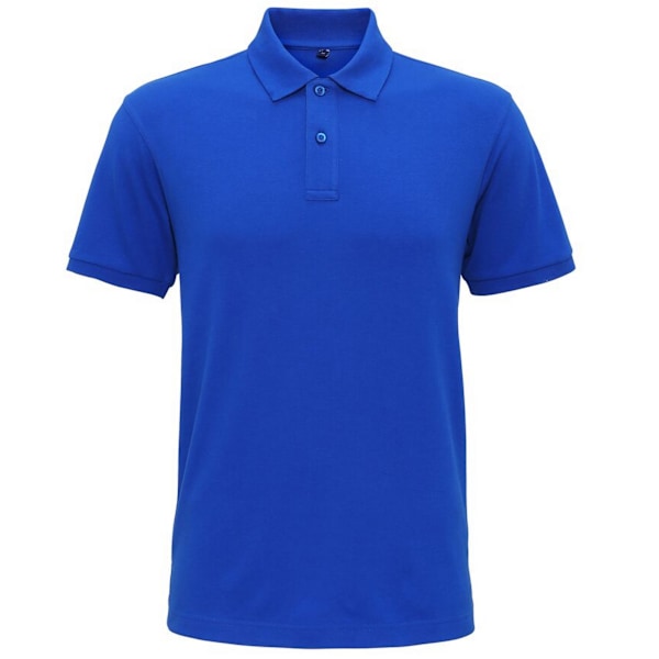 Asquith & Fox Herr Super Smooth Knit Polo Shirt 3XL Bright Roya Bright Royal 3XL