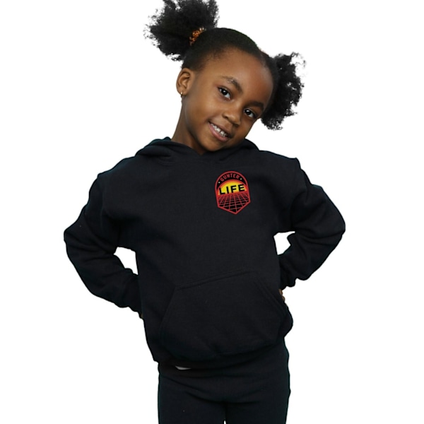 Ready Player One Girls Gunter Life Breast Logo Hoodie 9-11 År Black 9-11 Years