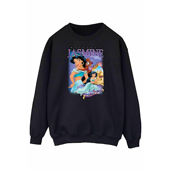 Aladdin Dam/Dam Jasmine Montage Sweatshirt M Svart Black M