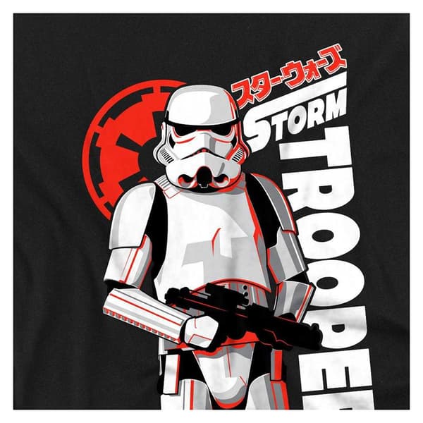 Star Wars Stormtrooper Manga-tröja för barn 7-8 år Black 7-8 Years