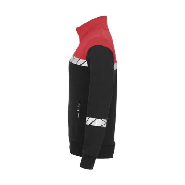 Projob Dam Progression 7105 Reflex Tröja M Svart Black/Red M