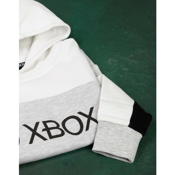 Xbox Boys Hoodie 12-13 år Grå/Vit Grey/White 12-13 Years