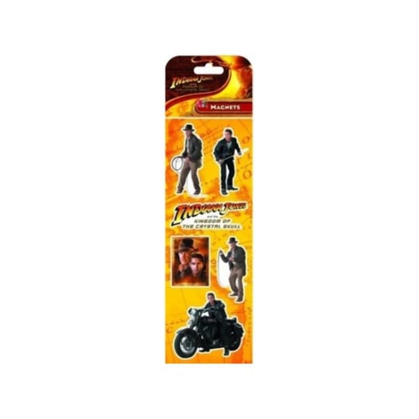 Indiana Jones Slimline Kylskåpsmagnet En Storlek Flerfärgad Multicoloured One Size