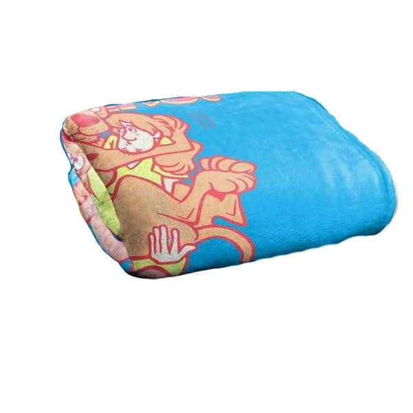 Scooby Doo Zoinks Upprepat Tryck Mjuk Filt 152cm x 127cm Multicoloured 152cm x 127cm