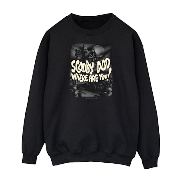 Scooby Doo Herr Var Är Du? Slott Sweatshirt M Svart Black M
