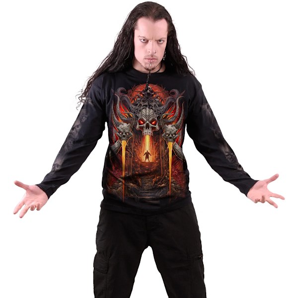 Spiral Direct Unisex Gates Of Hell långärmad T-shirt M Black M