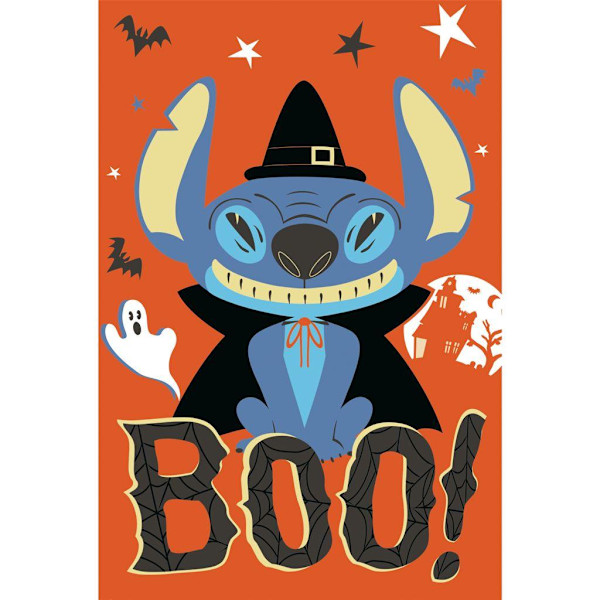Lilo & Stitch Maxi Pappers Halloween Poster 91,5cm x 61cm Orange/ Orange/Blue/Black 91.5cm x 61cm