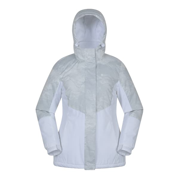 Mountain Warehouse Dam/Dam Dawn II Tryckt Skidjacka 16 Light Grey 16 UK