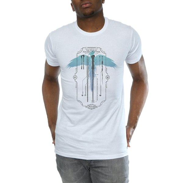 Harry Potter Herr Garrick Ollivander The Wand T-shirt S Vit White S