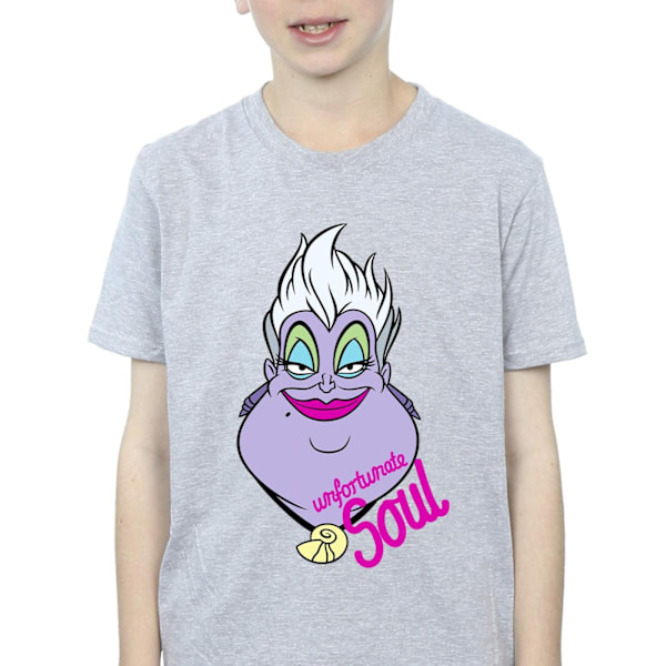 Disney Boys Villains Ursula Unfortunate Soul T-Shirt 5-6 år Sports Grey 5-6 Years