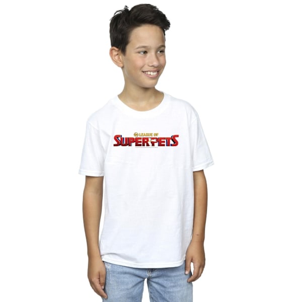 DC Comics Boys DC Comics DC League Of Super-Pets Movie Logo T-S White 7-8 Years