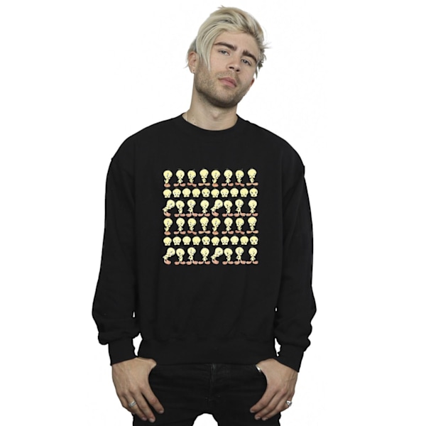 Looney Tunes Tweety Repeat Sweatshirt M Svart Black M