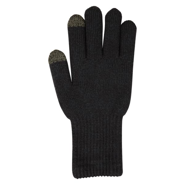Mountain Warehouse Herr Gripped Vattentäta Stickade Vinterhandskar Black L