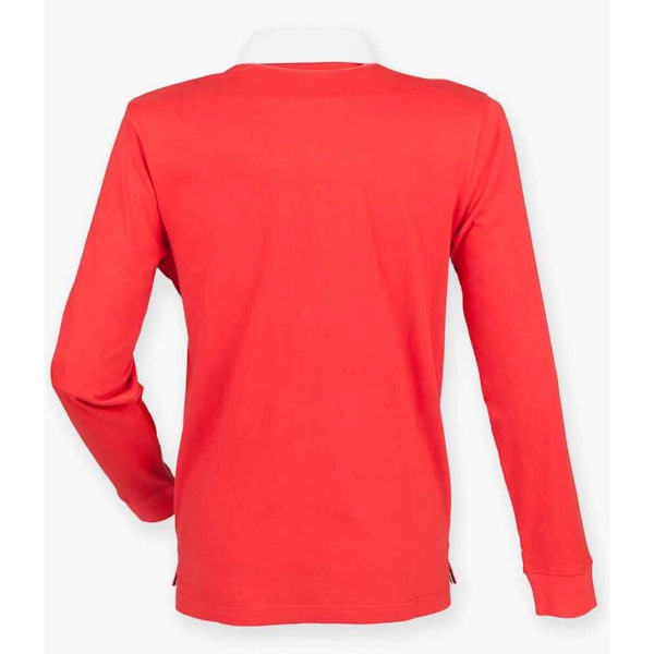 Front Row Premium Rugbytröja för män XL Röd Red XL