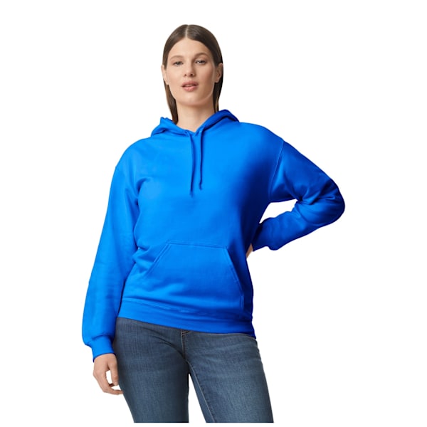 Gildan Unisex Adult Softstyle Fleece Midweight Hoodie XL Royal Royal Blue XL