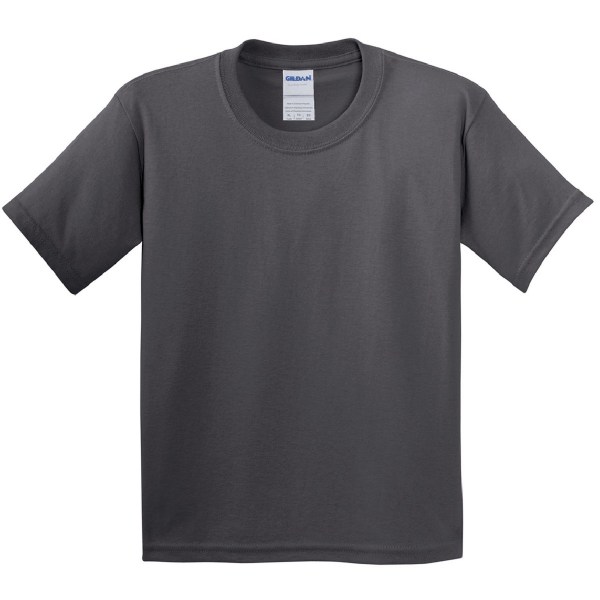 Gildan Childrens Unisex Soft Style T-Shirt M Charcoal Charcoal M