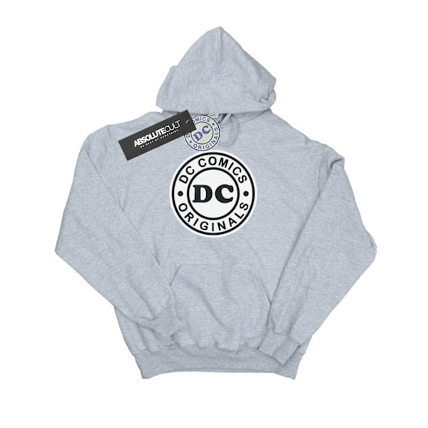 DC Comics Herr DC Originals Logotyp Hoodie 3XL Sports Grey Sports Grey 3XL