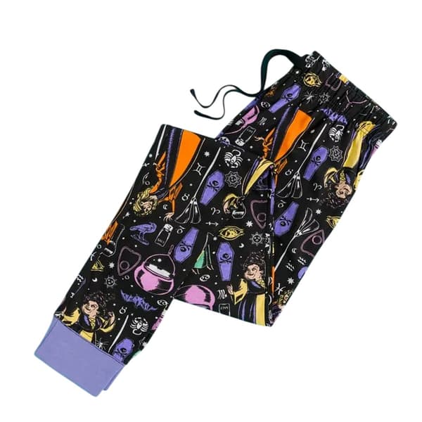 Hocus Pocus Pyjamas för kvinnor/damer Thackery Binx Set L Lila Purple L