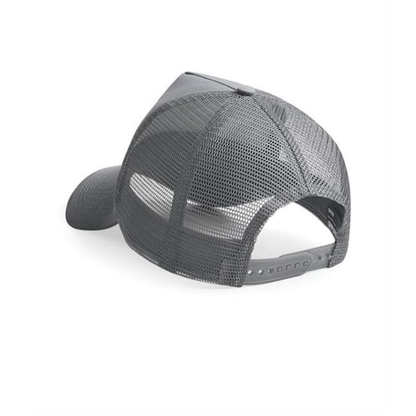 Beechfield Herr Halv Mesh Trucker Cap / Huvudbonad En Storlek Graf Graphite Grey/Graphite Grey One Size