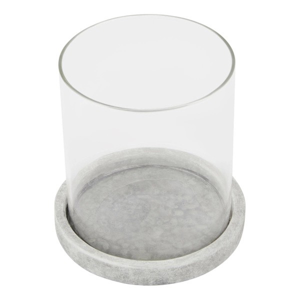 Hill Interiors Athena Orkanlykta 21cm x 18cm x 18cm Vit White 21cm x 18cm x 18cm