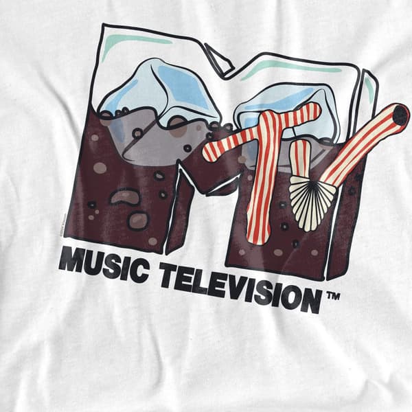 MTV Herr Soda On Ice T-Shirt M Vit White M